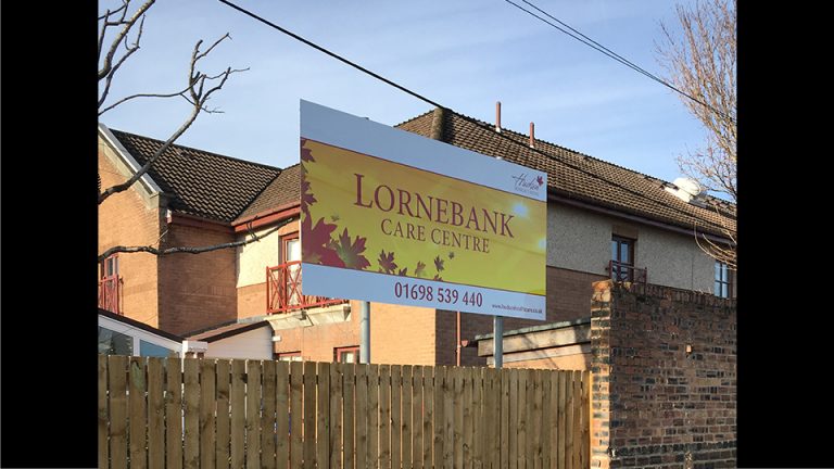 Post Sign LorneBank